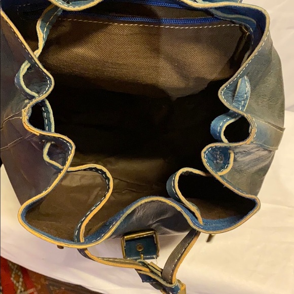 Moroccan Journey Leather Backpack - Picture 8 of 13